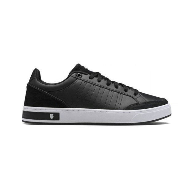 K-SWISS Men's COURT BLOCK Sneaker Black/White Size 6.5 /EUR 39 - Picture 9 of 10